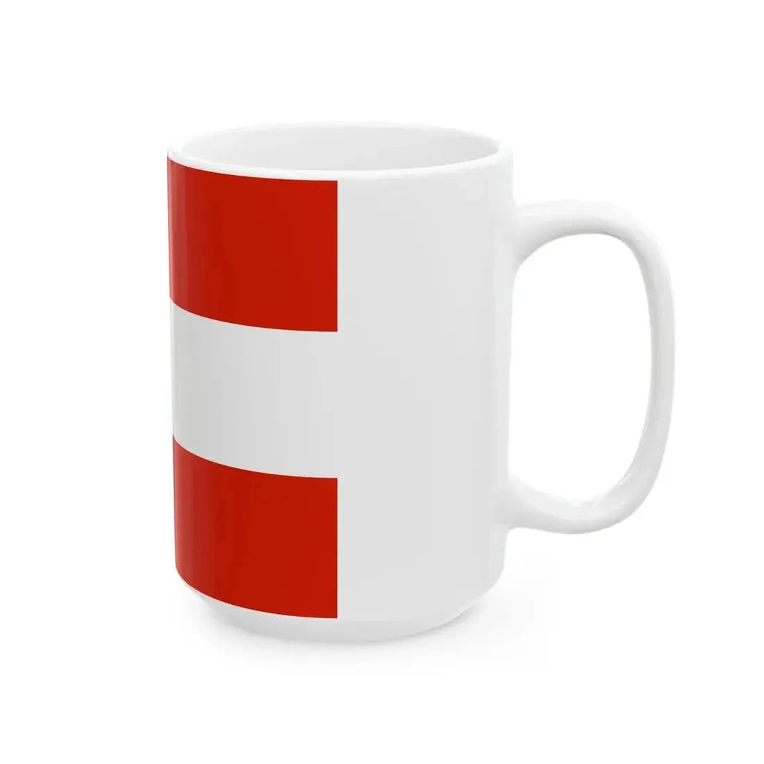 Naval Jack of Austria-Hungary (Austria) White Coffee Mug - Go Mug Yourself