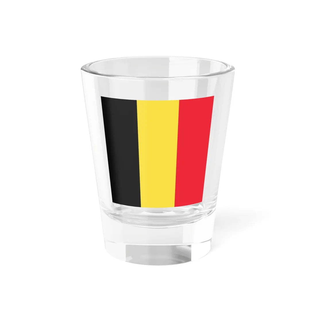 Naval Jack of Belgium (Belgium) Shot Glass 1.5oz 1.5oz - Go Mug Yourself