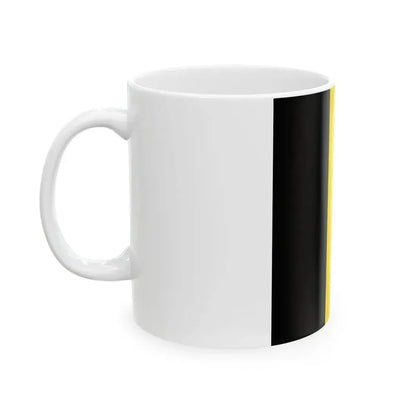 Naval Jack of Belgium (Belgium) White Coffee Mug - Go Mug Yourself