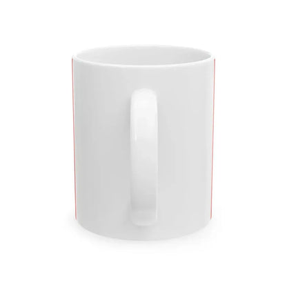 Naval Jack of Bulgaria 1955-1963 (Bulgaria) White Coffee Mug - Go Mug Yourself