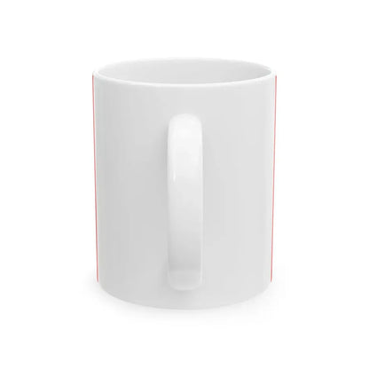 Naval Jack of Bulgaria 1955-1963 (Bulgaria) White Coffee Mug - Go Mug Yourself