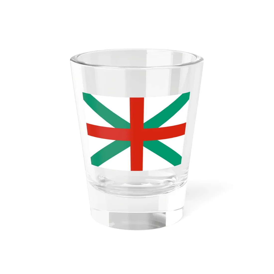 Naval Jack of Bulgaria (Bulgaria) Shot Glass 1.5oz 1.5oz - Go Mug Yourself
