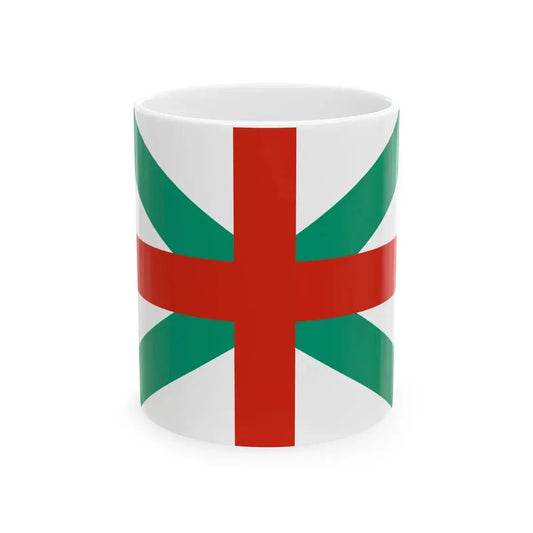 Naval Jack of Bulgaria (Bulgaria) White Coffee Mug 11oz - Go Mug Yourself