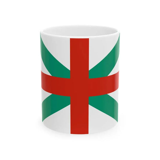 Naval Jack of Bulgaria (Bulgaria) White Coffee Mug 11oz - Go Mug Yourself