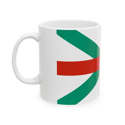 Naval Jack of Bulgaria (Bulgaria) White Coffee Mug - Go Mug Yourself