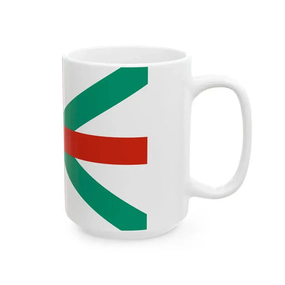 Naval Jack of Bulgaria (Bulgaria) White Coffee Mug - Go Mug Yourself