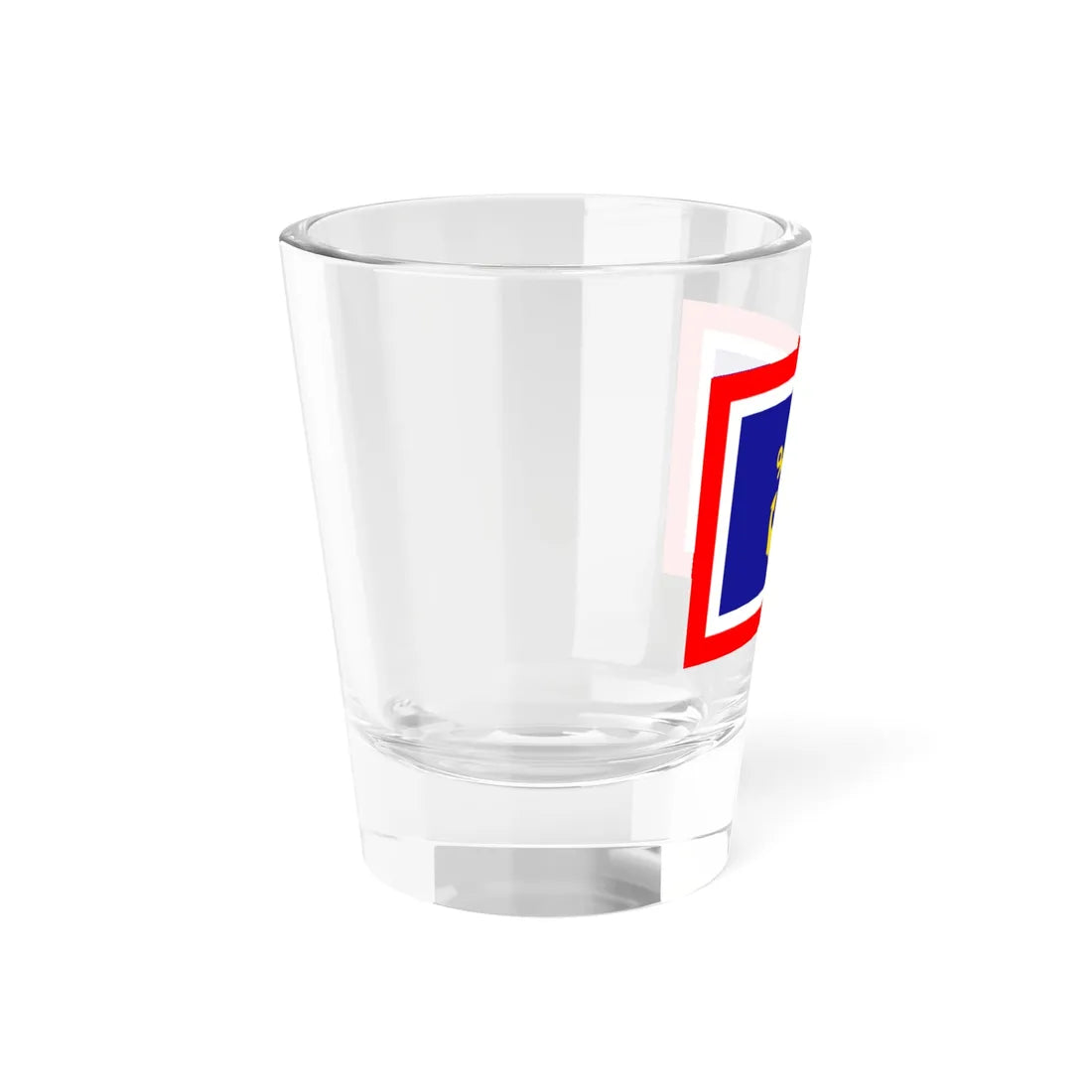Naval jack of Croatia (Croatia) Shot Glass 1.5oz - Go Mug Yourself