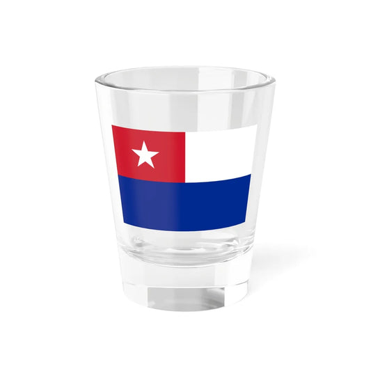 Naval jack of Cuba (Cuba) Shot Glass 1.5oz 1.5oz - Go Mug Yourself