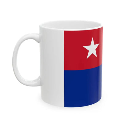 Naval jack of Cuba (Cuba) White Coffee Mug - Go Mug Yourself