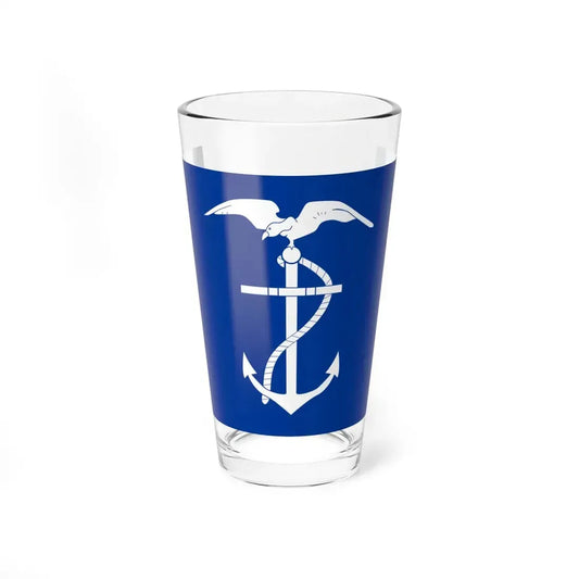 Naval Jack of Ecuador (Ecuador) Pint Glass 16oz 16oz - Go Mug Yourself