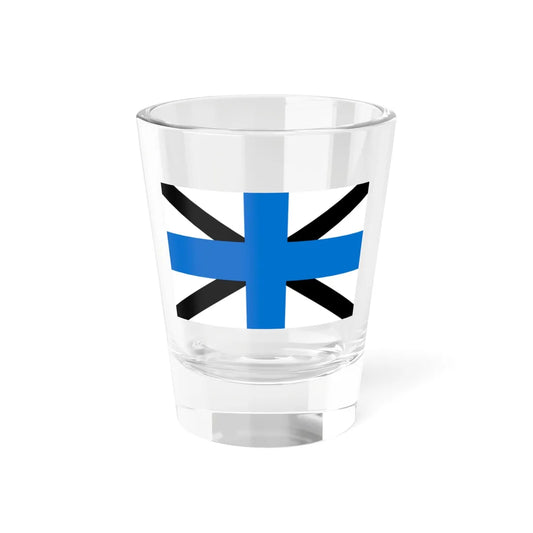 Naval Jack of Estonia (Estonia) Shot Glass 1.5oz 1.5oz - Go Mug Yourself