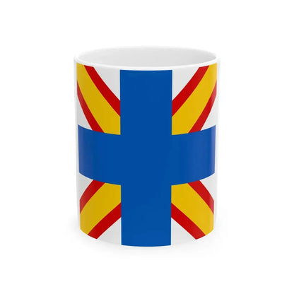 Naval Jack of Finland 1919 (Finland) White Coffee Mug 11oz - Go Mug Yourself