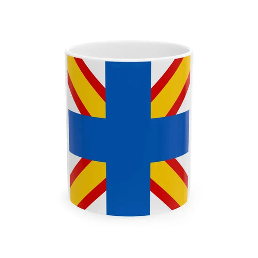 Naval Jack of Finland 1919 (Finland) White Coffee Mug 11oz - Go Mug Yourself