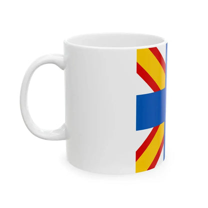 Naval Jack of Finland 1919 (Finland) White Coffee Mug - Go Mug Yourself