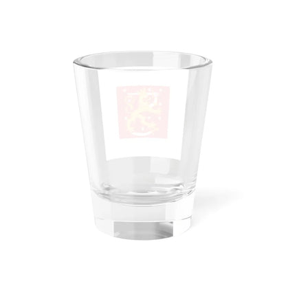 Naval jack of Finland (Finland) Shot Glass 1.5oz - Go Mug Yourself