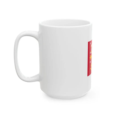 Naval jack of Finland (Finland) White Coffee Mug - Go Mug Yourself