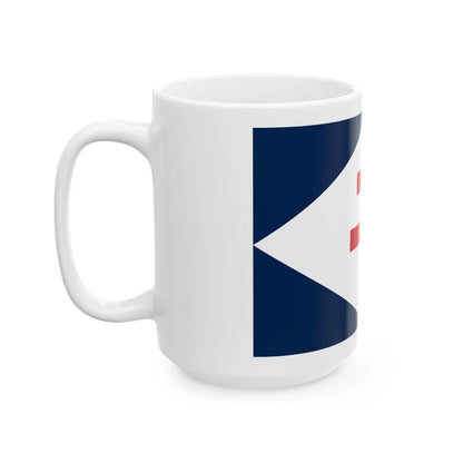 Naval Jack of Free France (Belgium) White Coffee Mug - Go Mug Yourself