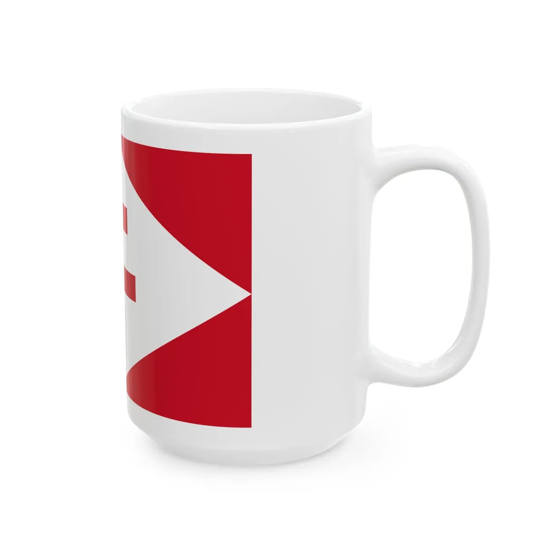 Naval Jack of Free France (Belgium) White Coffee Mug - Go Mug Yourself