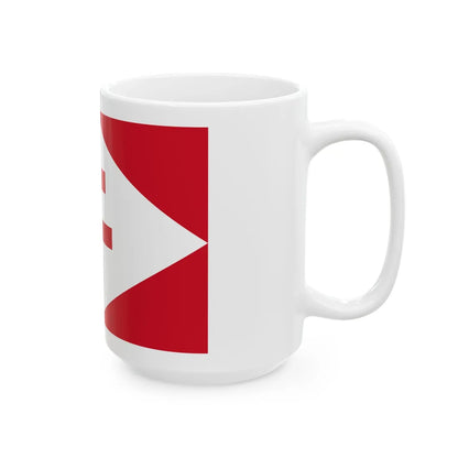 Naval Jack of Free France (Belgium) White Coffee Mug - Go Mug Yourself