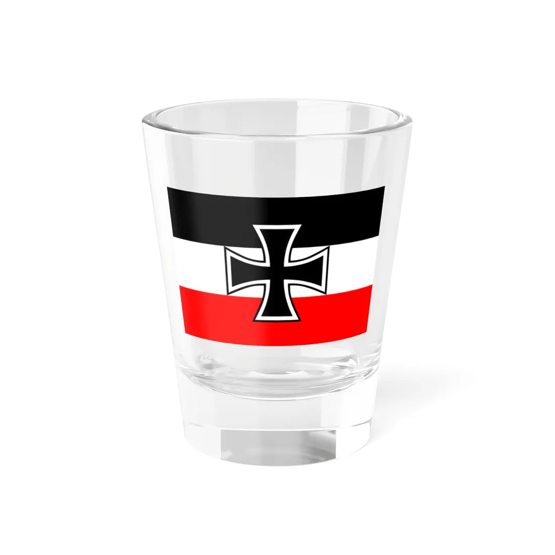 Naval Jack of Germany 1867-1903 (Germany) Shot Glass 1.5oz 1.5oz - Go Mug Yourself