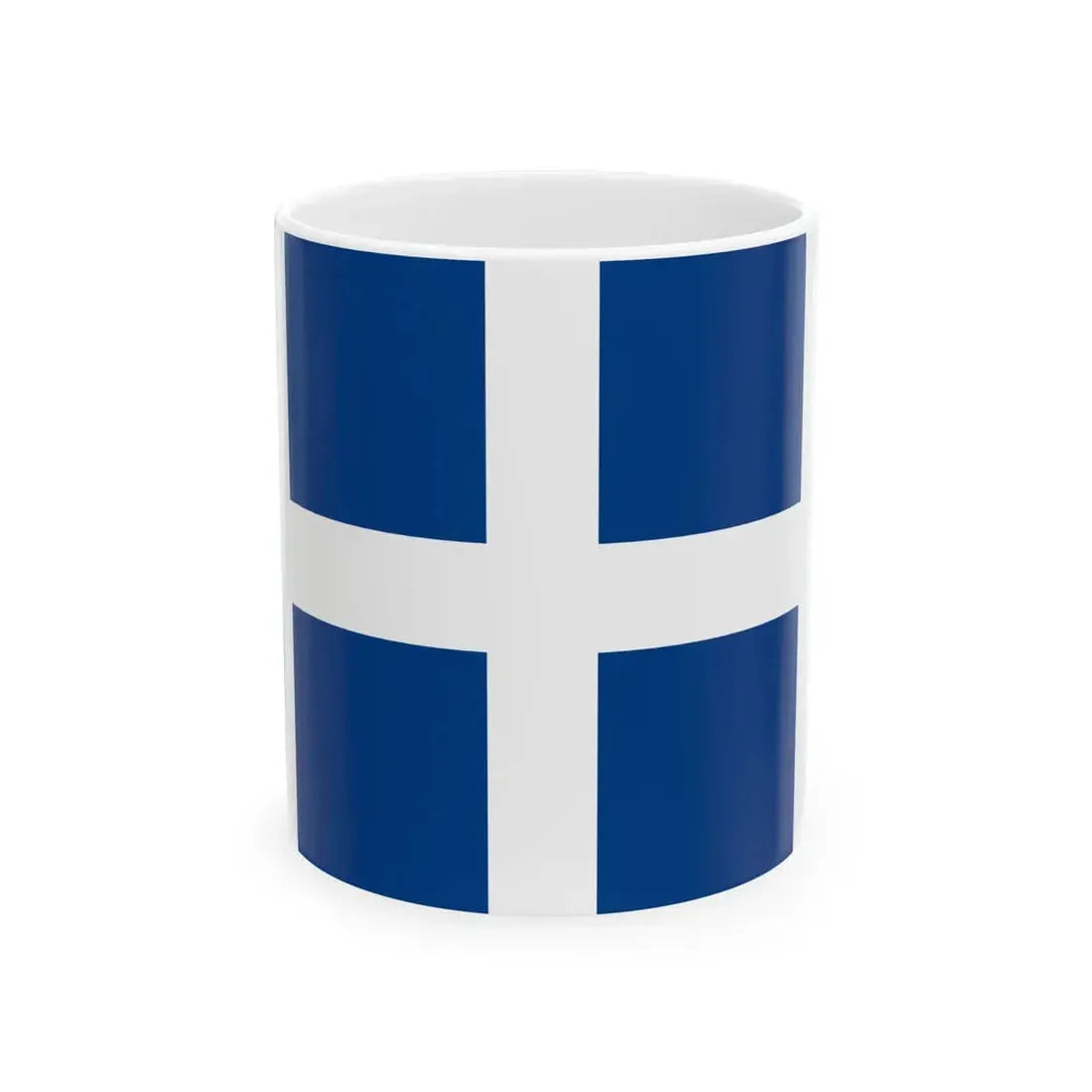Naval Jack of Greece (Greece) White Coffee Mug 11oz - Go Mug Yourself