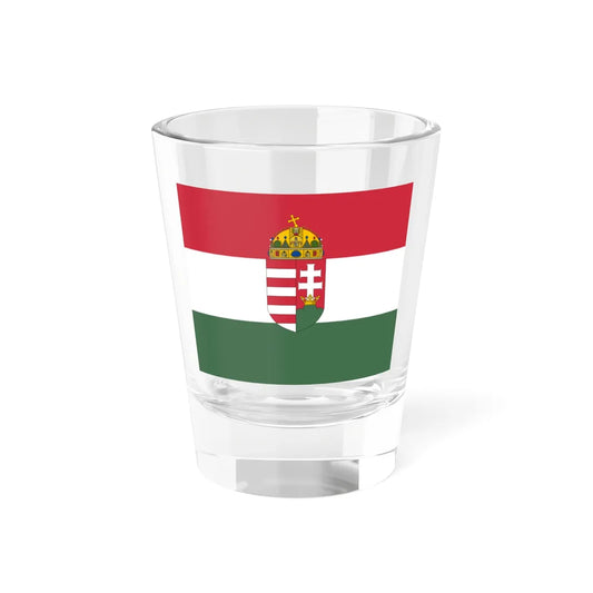 Naval Jack of Hungary 1921-1939 (Hungary) Shot Glass 1.5oz 1.5oz - Go Mug Yourself