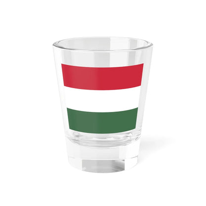 Naval Jack of Hungary 1921-1945 (Hungary) Shot Glass 1.5oz 1.5oz - Go Mug Yourself