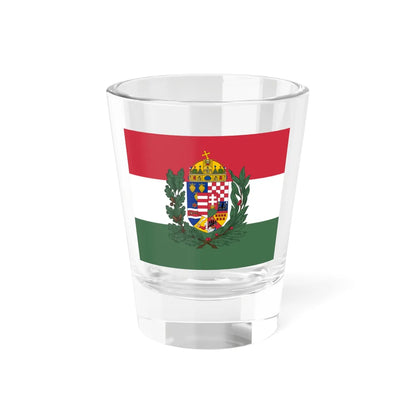 Naval Jack of Hungary 1939-1945 (Hungary) Shot Glass 1.5oz 1.5oz - Go Mug Yourself