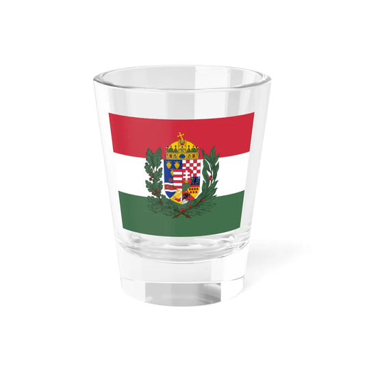 Naval Jack of Hungary 1939-1945 (Hungary) Shot Glass 1.5oz 1.5oz - Go Mug Yourself