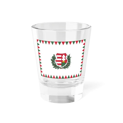 Naval Jack of Hungary 1948-1950 (Hungary) Shot Glass 1.5oz 1.5oz - Go Mug Yourself