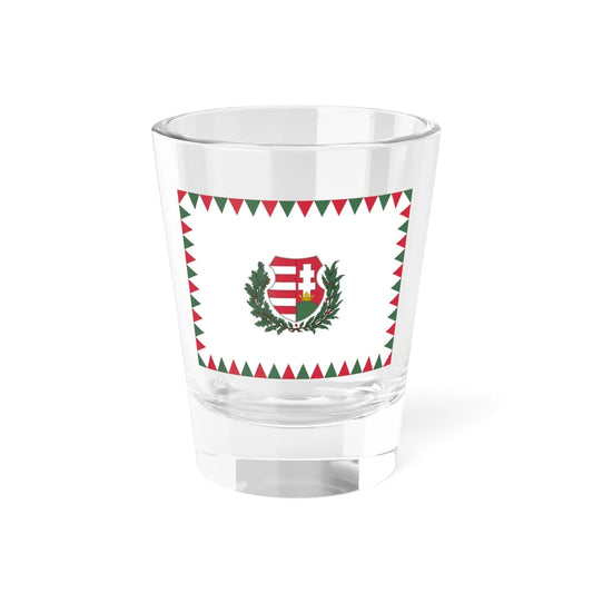 Naval Jack of Hungary 1948-1950 (Hungary) Shot Glass 1.5oz 1.5oz - Go Mug Yourself