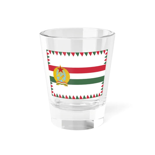 Naval Jack of Hungary 1950-1955 (Hungary) Shot Glass 1.5oz 1.5oz - Go Mug Yourself