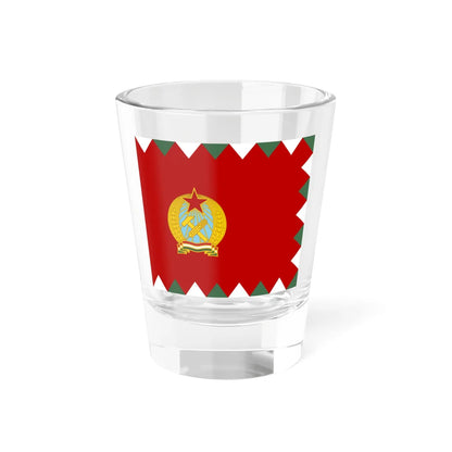 Naval Jack of Hungary 1955-1957 (Hungary) Shot Glass 1.5oz 1.5oz - Go Mug Yourself