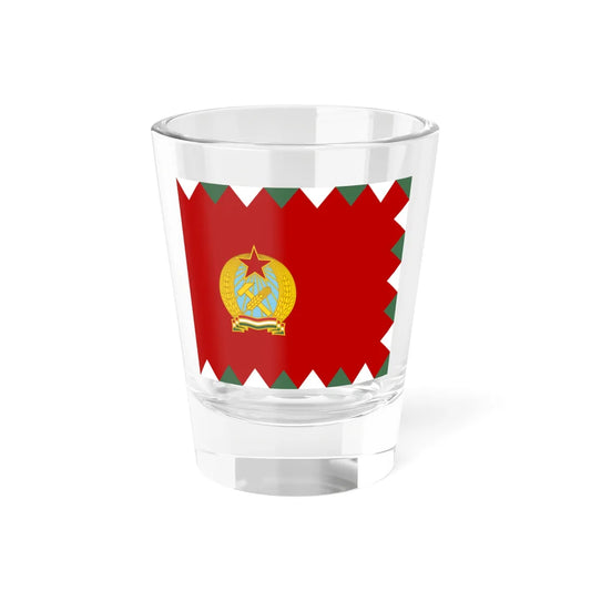 Naval Jack of Hungary 1955-1957 (Hungary) Shot Glass 1.5oz 1.5oz - Go Mug Yourself