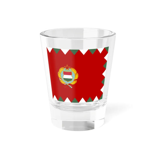 Naval Jack of Hungary 1957-1991 (Hungary) Shot Glass 1.5oz 1.5oz - Go Mug Yourself