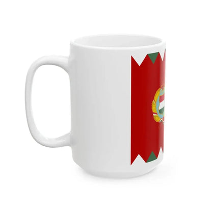 Naval Jack of Hungary 1957-1991 (Hungary) White Coffee Mug - Go Mug Yourself