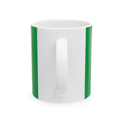 Naval jack of Ireland (Ireland) White Coffee Mug - Go Mug Yourself