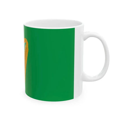 Naval jack of Ireland (Ireland) White Coffee Mug - Go Mug Yourself