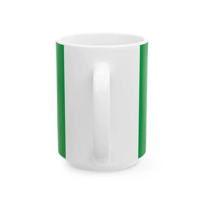Naval jack of Ireland (Ireland) White Coffee Mug - Go Mug Yourself