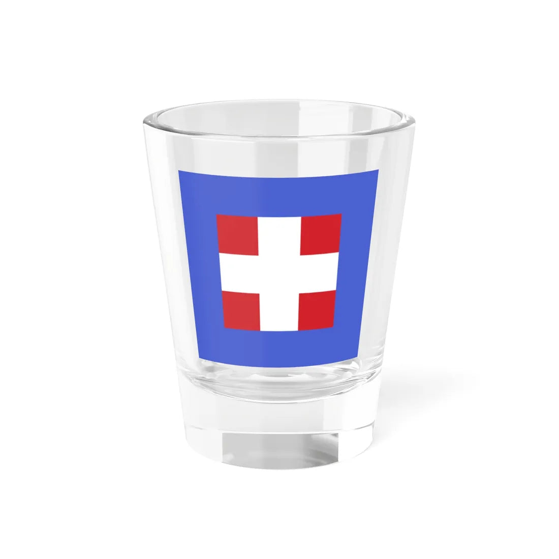 Naval jack of Italy 1879-ca. 1900 (Eritrea) Shot Glass 1.5oz 1.5oz - Go Mug Yourself