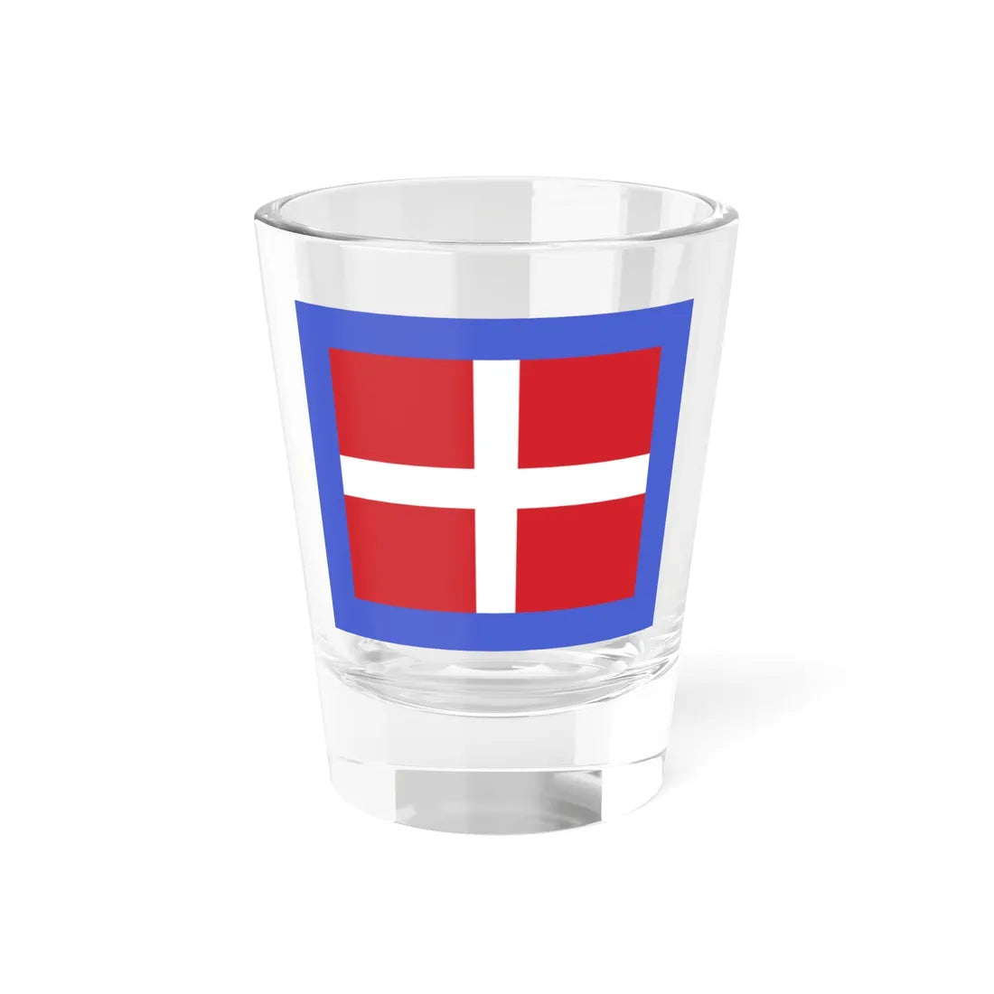 Naval jack of Italy ca. 1900-1946 (Eritrea) Shot Glass 1.5oz 1.5oz - Go Mug Yourself