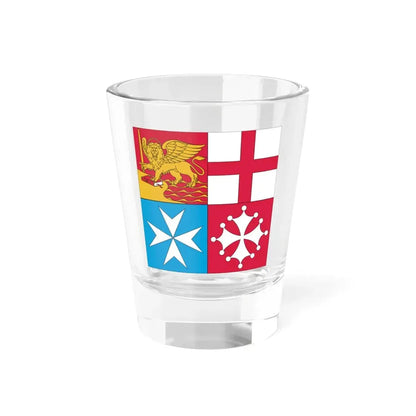 Naval jack of Italy (Italy) Shot Glass 1.5oz 1.5oz - Go Mug Yourself