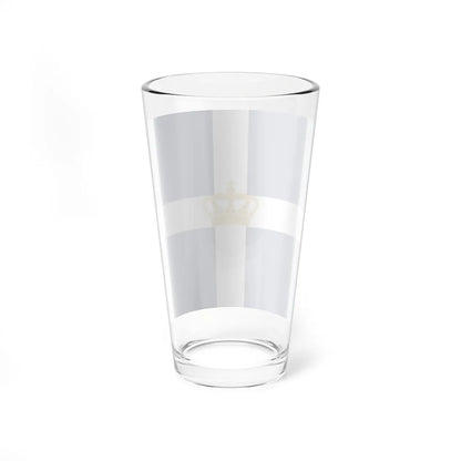 Naval Jack of Kingdom of Greece (Greece) Pint Glass 16oz - Go Mug Yourself