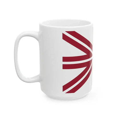 Naval jack of Latvia (Latvia) White Coffee Mug - Go Mug Yourself