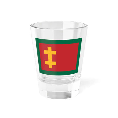 Naval Jack of Lithuania 1927-1940 (Lithuania) Shot Glass 1.5oz 1.5oz - Go Mug Yourself