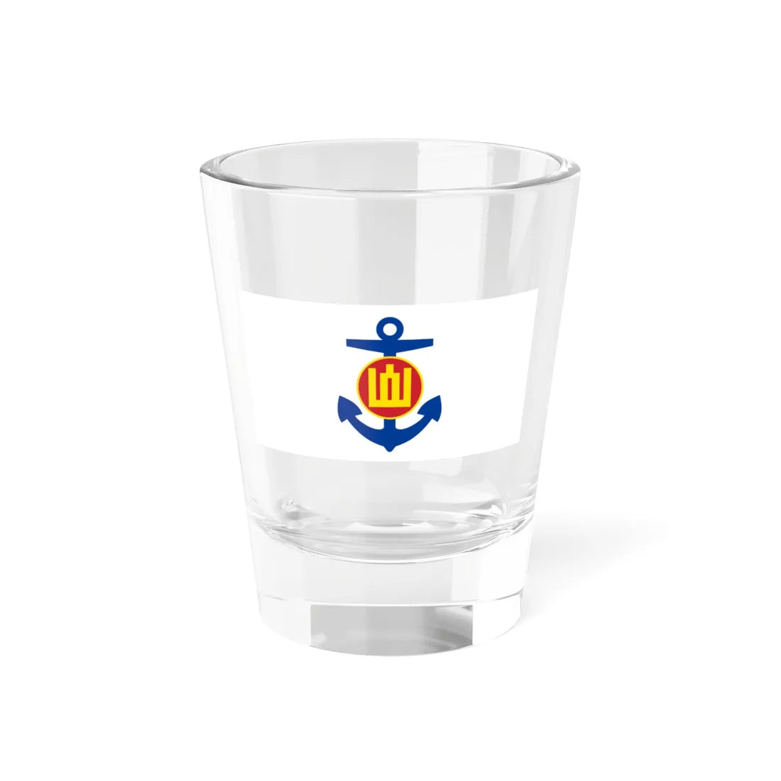 Naval Jack of Lithuania 1992-2004 (Lithuania) Shot Glass 1.5oz 1.5oz - Go Mug Yourself