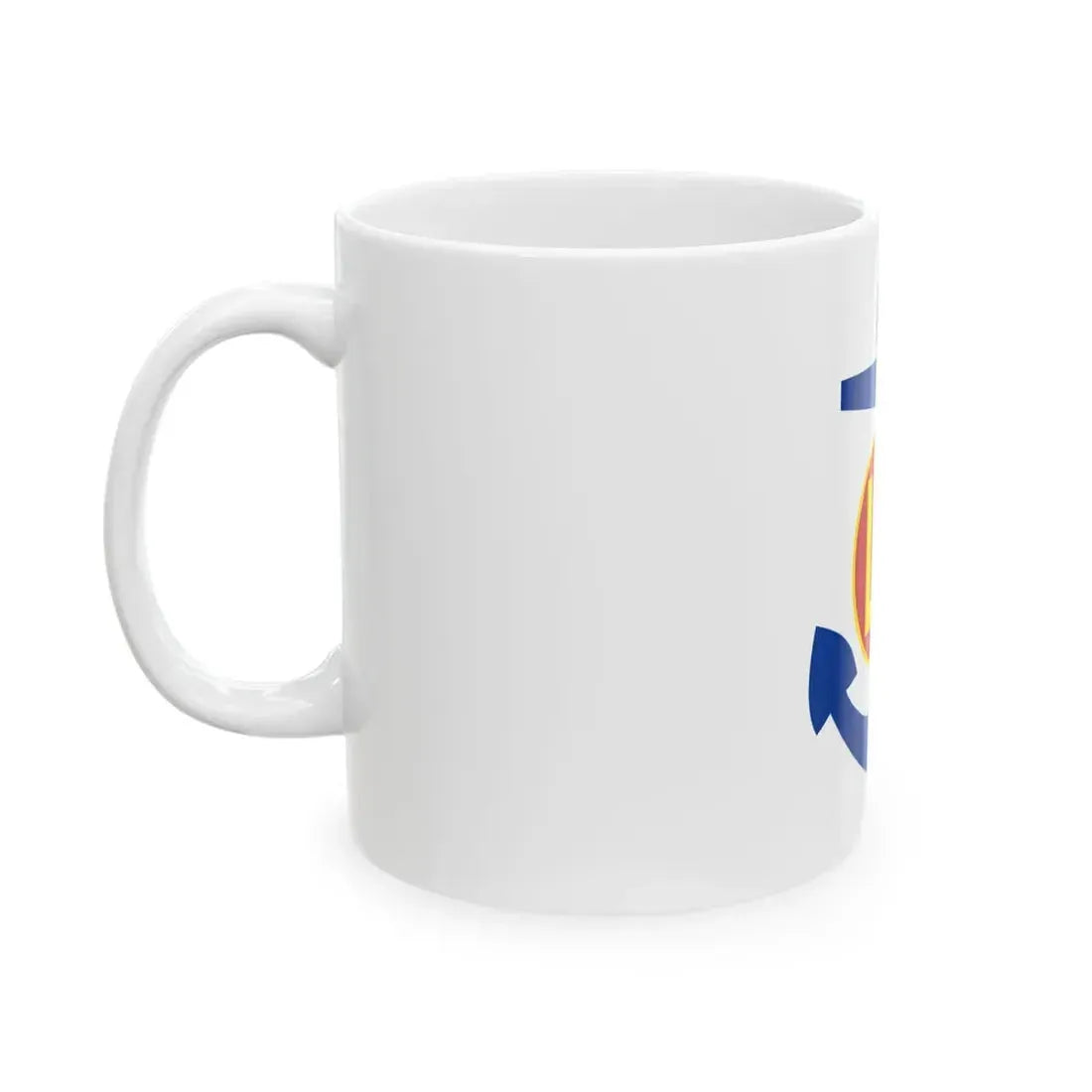 Naval Jack of Lithuania 1992-2004 (Lithuania) White Coffee Mug - Go Mug Yourself