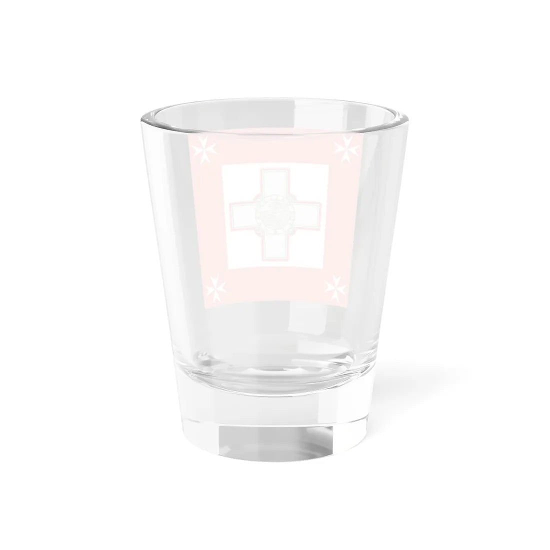 Naval Jack of Malta (Malta) Shot Glass 1.5oz - Go Mug Yourself