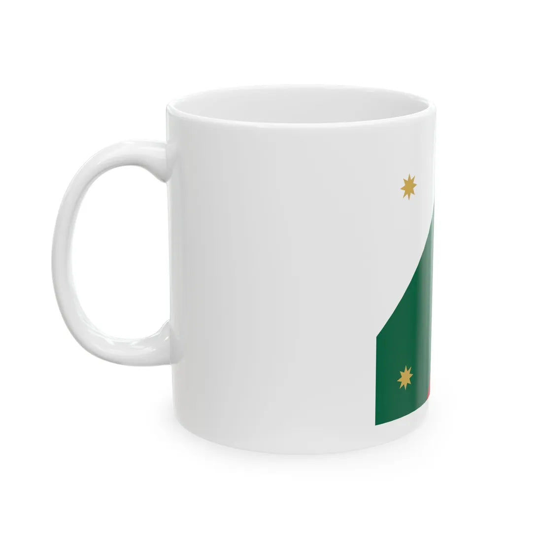 Naval jack of Mexico (Mexico) White Coffee Mug - Go Mug Yourself