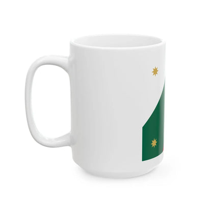 Naval jack of Mexico (Mexico) White Coffee Mug - Go Mug Yourself